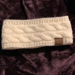 White CC headband